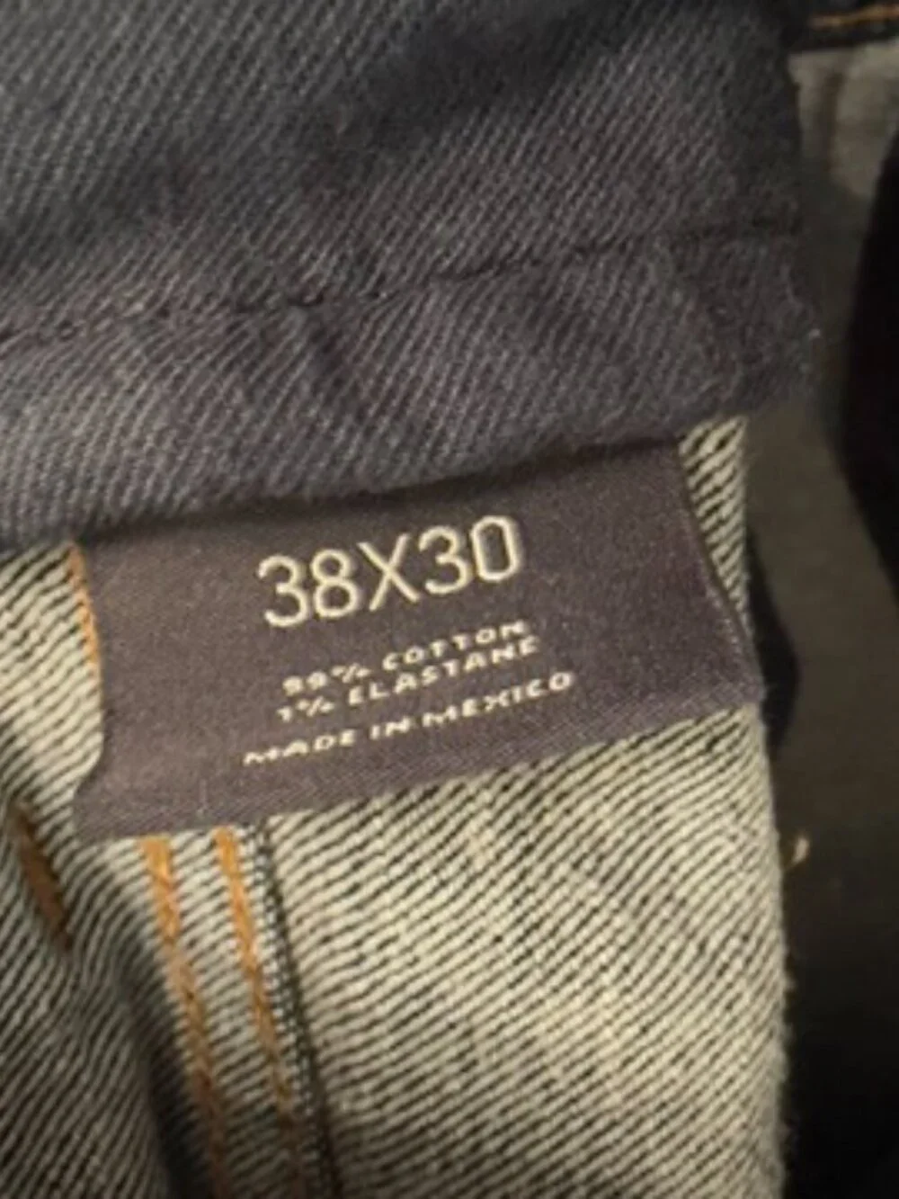 Hart Schaffner Marx Dark Wash Stretch Jeans Men's 38x30 Classic Straight Denim